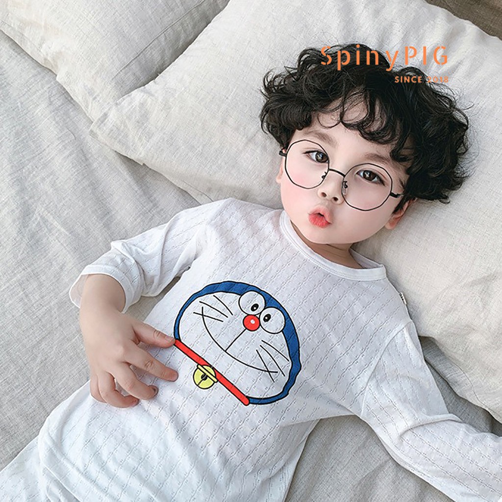 Bộ quần áo lửng mặc ở nhà cho bé 0-4 tuổi hè thu 100% cotton thoáng mát