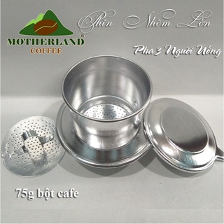 Phin cafe lớn pha 3 người uống