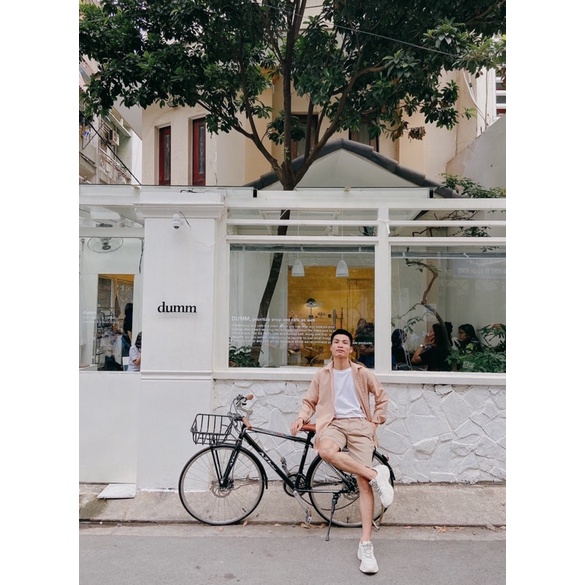 Quần Short OAO 3 màu ống đứng vải Âu pha Kaki