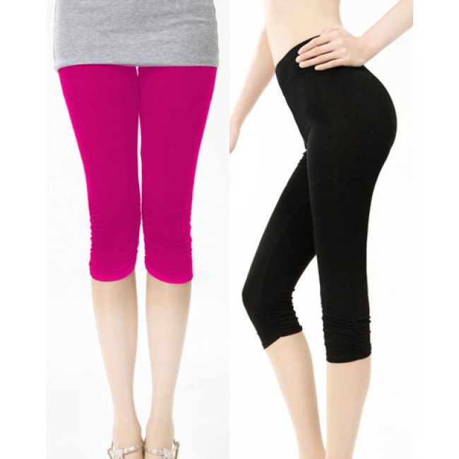 Combo 3 Quần Legging Lửng Candy Sắc Màu | BigBuy360 - bigbuy360.vn