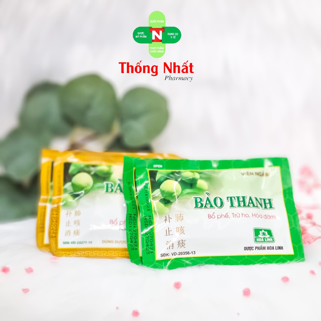 BẢO THANH VIÊN NGẬM KHÔNG ĐƯỜNG VÀ CÓ ĐƯỜNG (01 BỊCH)