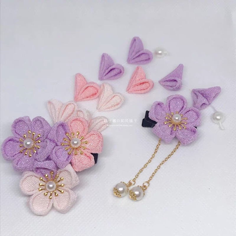 Kanzashi màu tím - cosplay geisha , Maiko .Quà tặng Nhật Bản