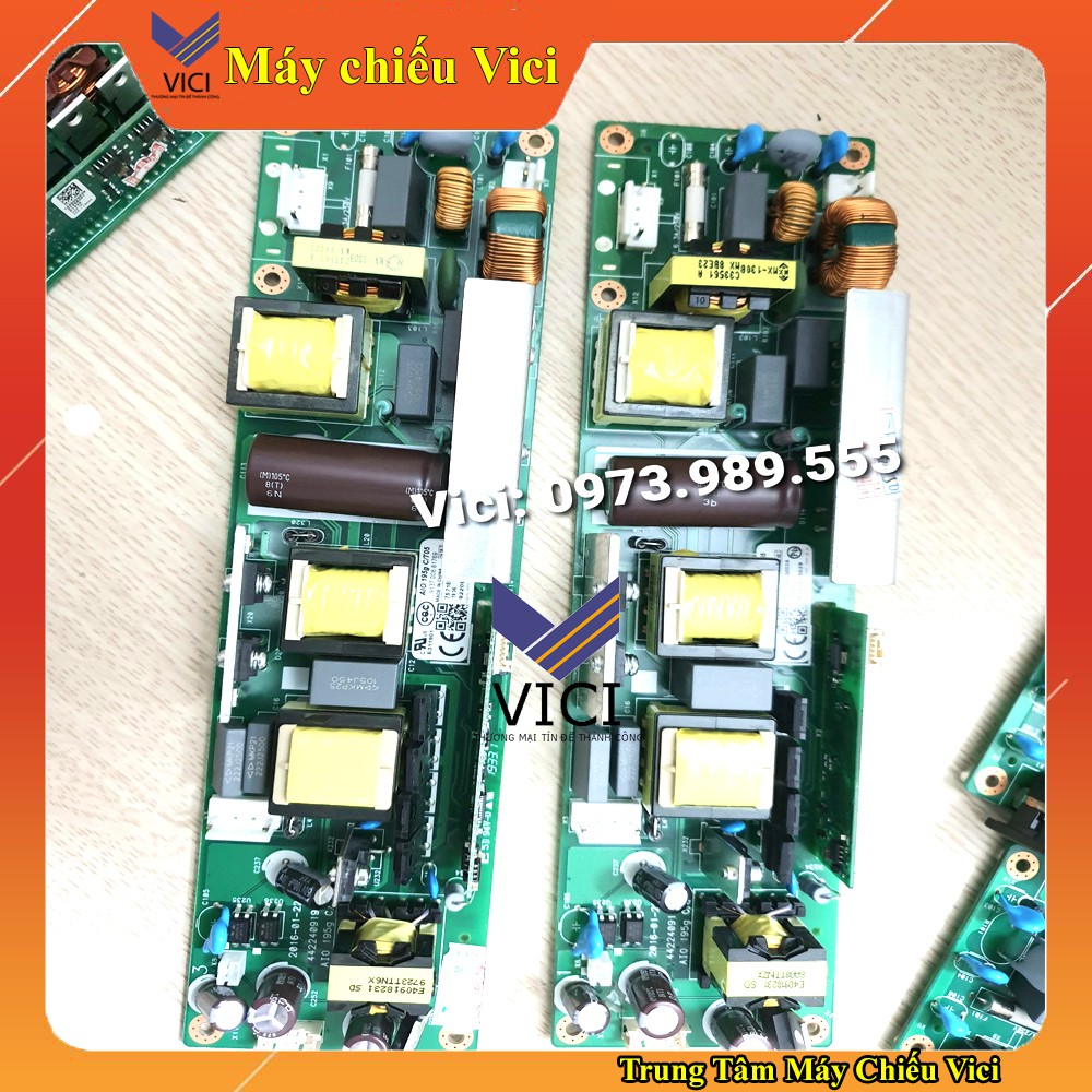 Bo nguồn máy chiếu Nec Dòng chạy chip DLP. Trung tâm máy chiếu Vici chuyên Phân phối linh kiện máy chiếu chính hãng