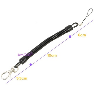 Móc Khóa Lò Xo (màu đen / nhiều màu)