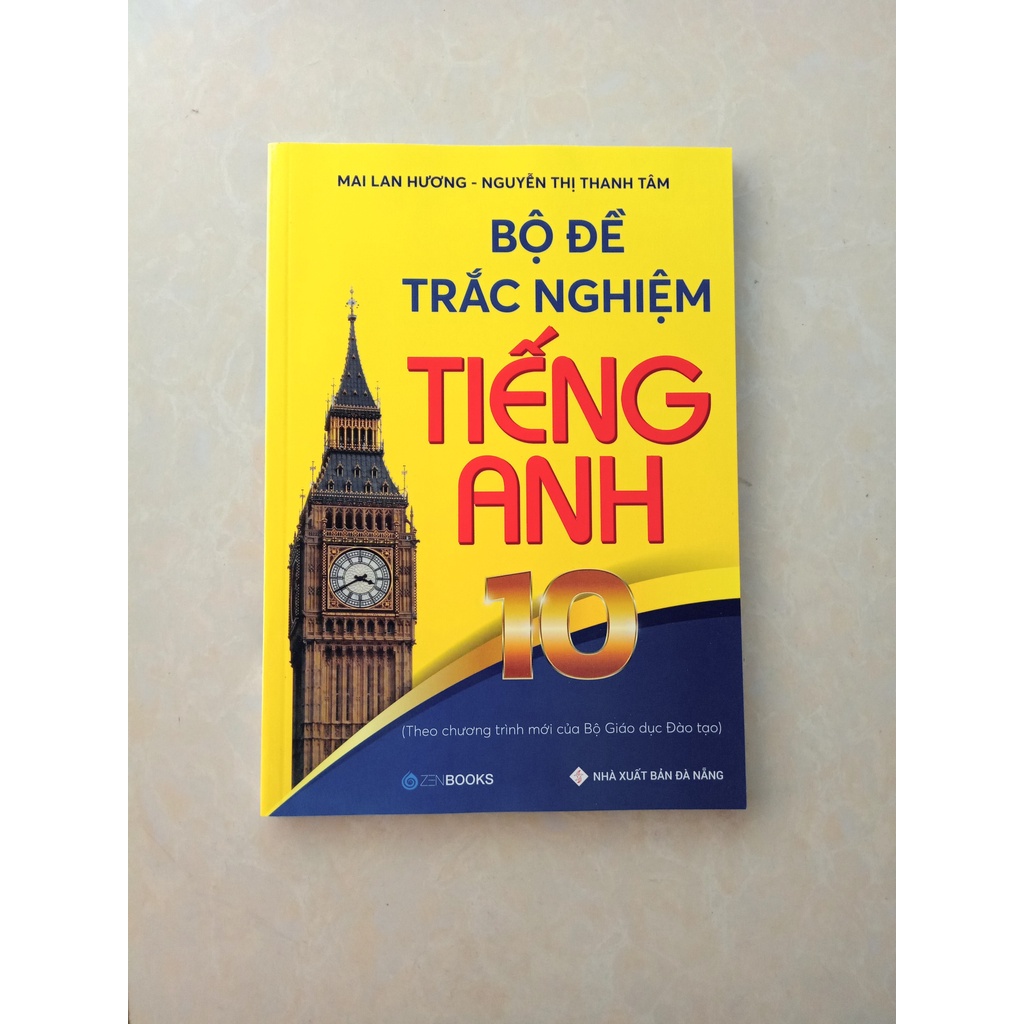 Sách - Bộ Đề Trắc Nghiệm Tiếng Anh 10