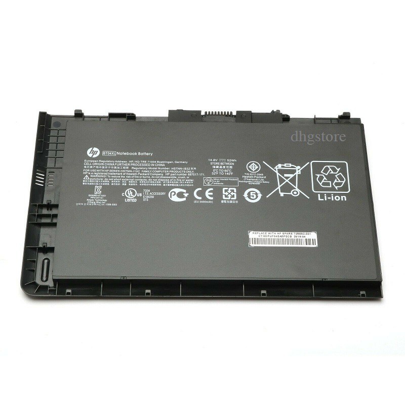 Pin laptop HP EliteBook Folio 9470M 9480M ,BA06 BT04 BT04XL H4Q47AA H4Q48A (ZIN)