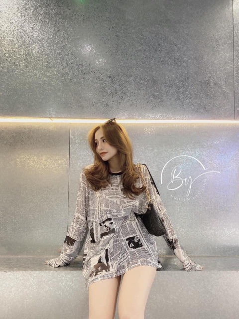 Áo phom thụng khoét vai siêu đẹp luôn á 😍