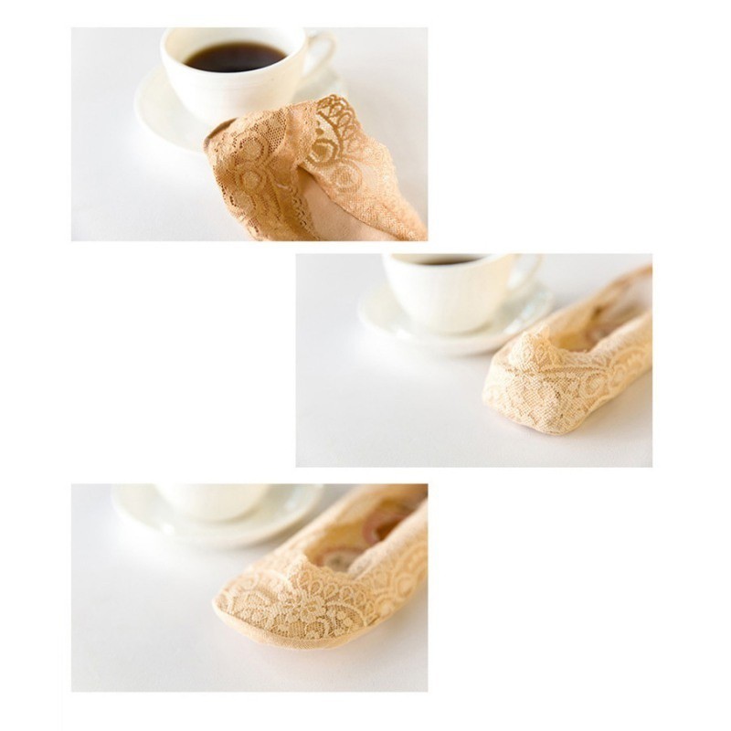 Vớ ren kiểu búp bê mỏng