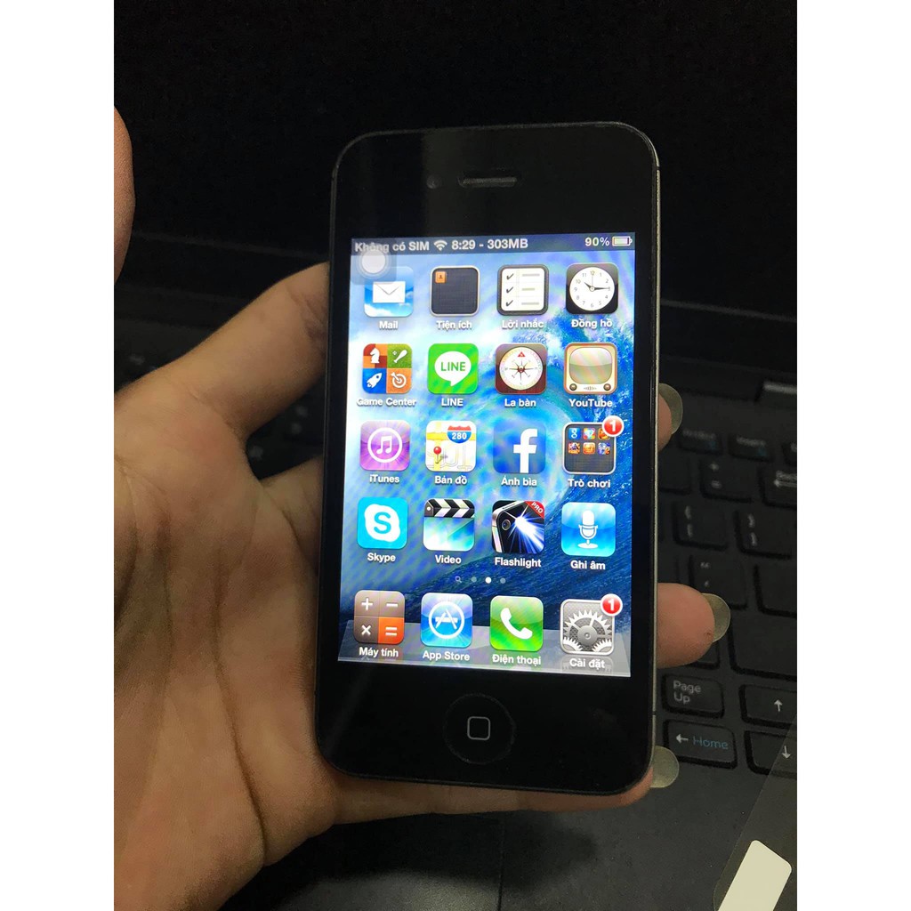 Điện thoại Iphone 4s  chạy ios  6 ( Cài sẵn facebook, zalo , Tặng cường lực và cáp sạc ) | BigBuy360 - bigbuy360.vn