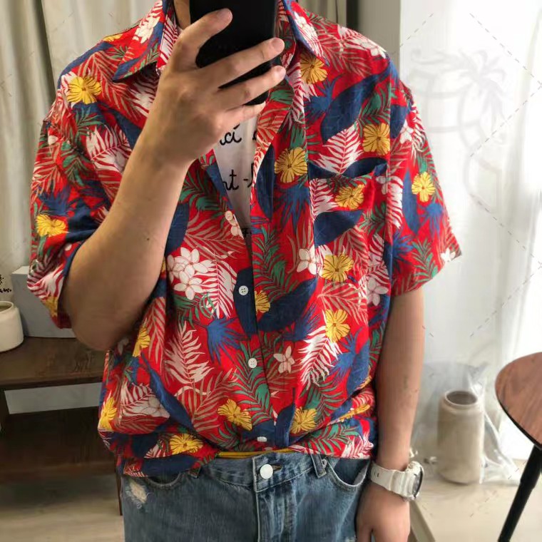 SƠ MI NHÓM LỚP ĐI BIỂM CỰC ĐẸP, SƠ MI HOA LÁ HAWAIL CỰC RẺ | BigBuy360 - bigbuy360.vn