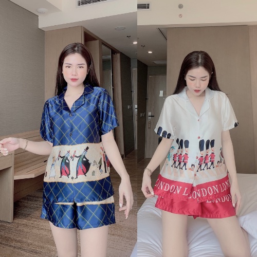 [BỘ NGỦ CAO CẤP] [XẢ KHO] Bộ Lụa Satin Tay Cộc Quần Dài Siêu Hot [cao cấp][kèm ảnh thật]