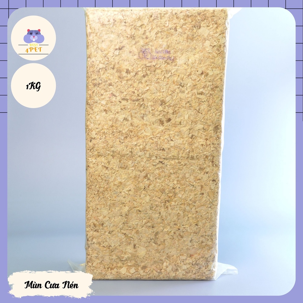 Mùn Cưa Nén cho Hamster 1kg