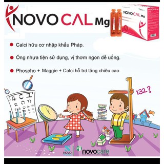 NOVOCAL – BỔ SUNG CANXI HỮU CƠ ( HỘP 20 ỐNG)