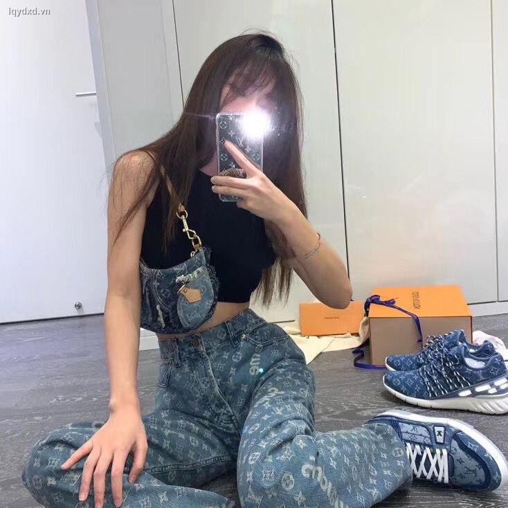Quần jeans lưng cao thời trang phong cách hiphop đường phố Âu Mỹ 20 | BigBuy360 - bigbuy360.vn