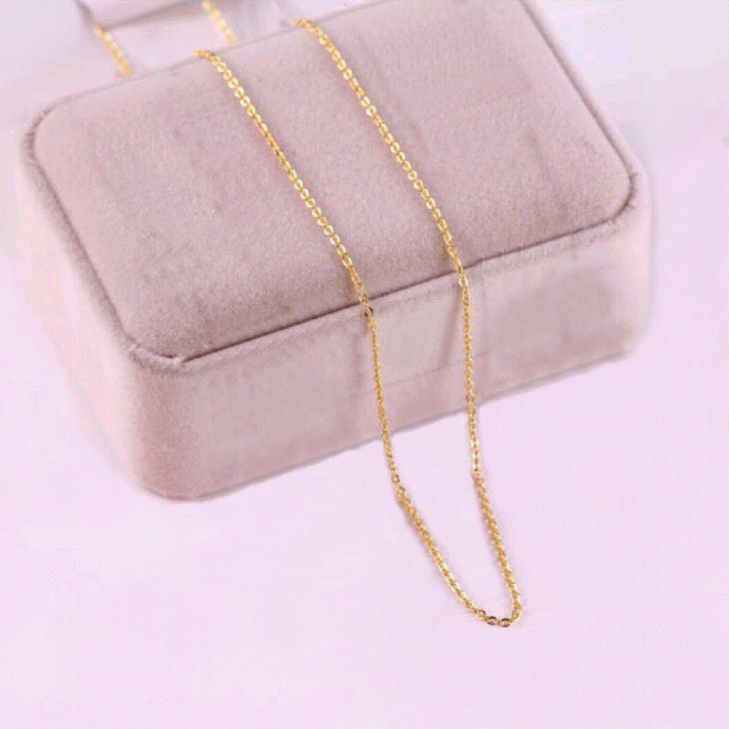 Dây chuyền titan mắc xích nhỏ không đen không gỉ