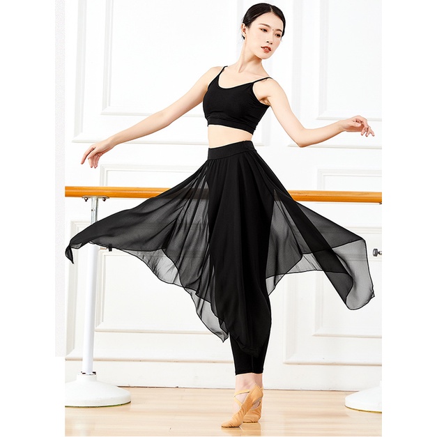 Quần múa, yogaQuần tập nhảy hiện đại xẻ tà dài  Đồ Múa Lotus