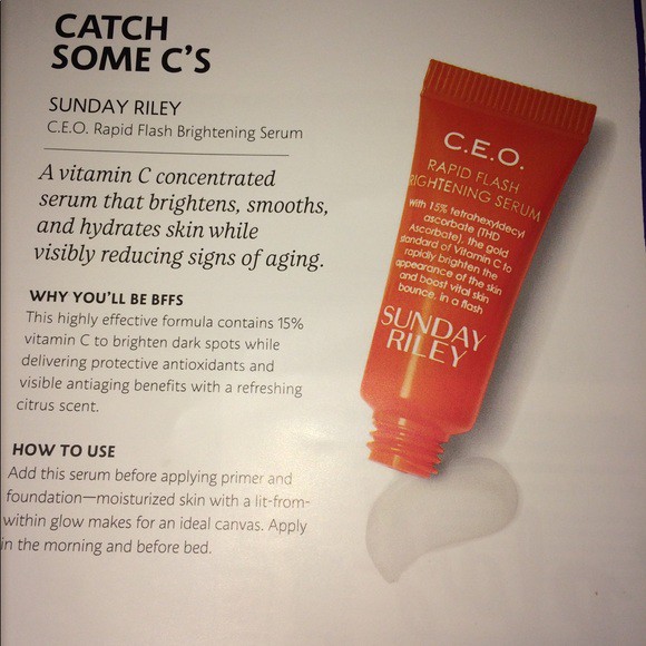 ‼️SERUM VIT C ĐÌNH ĐÁM SUNDAY RILEY C.E.O RAPID FLASH BRIGHTENING SERUM