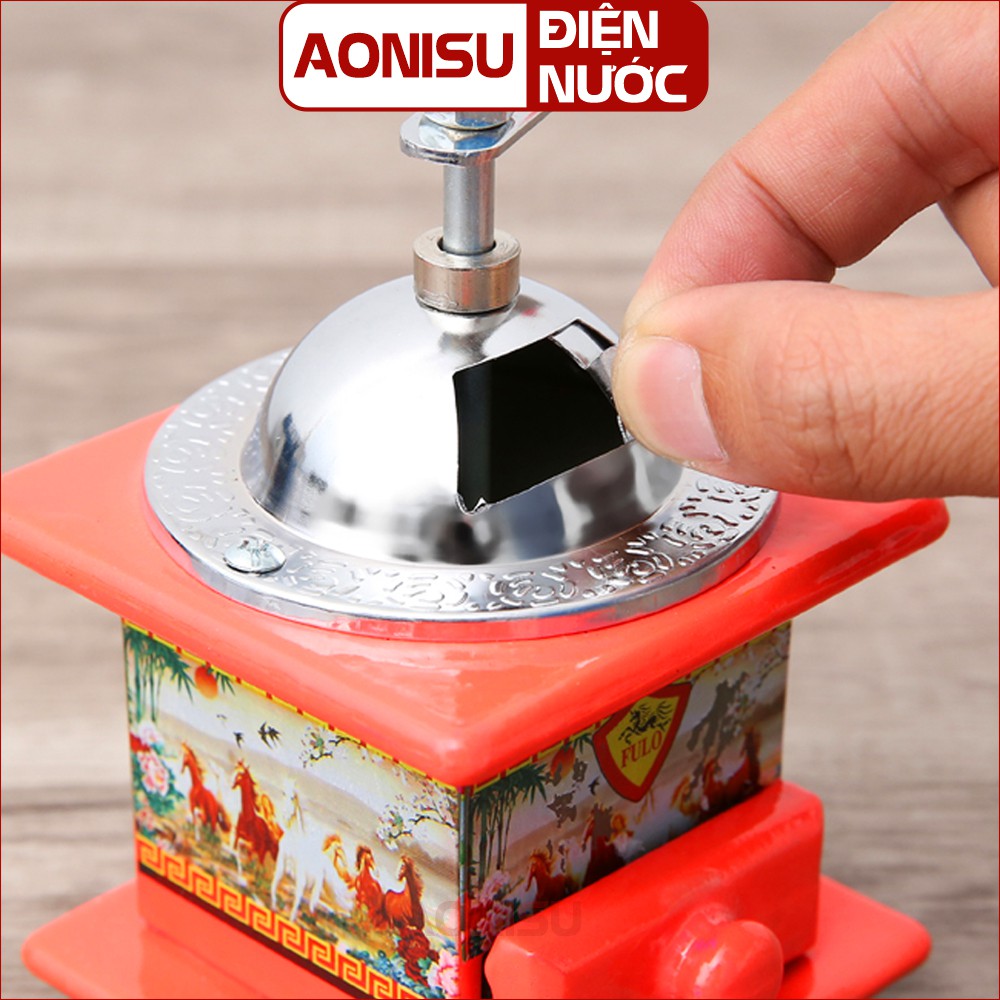 [VUÔNG MINI] Cối Xay Tiêu Cầm Tay - Lọ Xay Tiêu ( Màu Ngẫu Nhiên ) AONISU