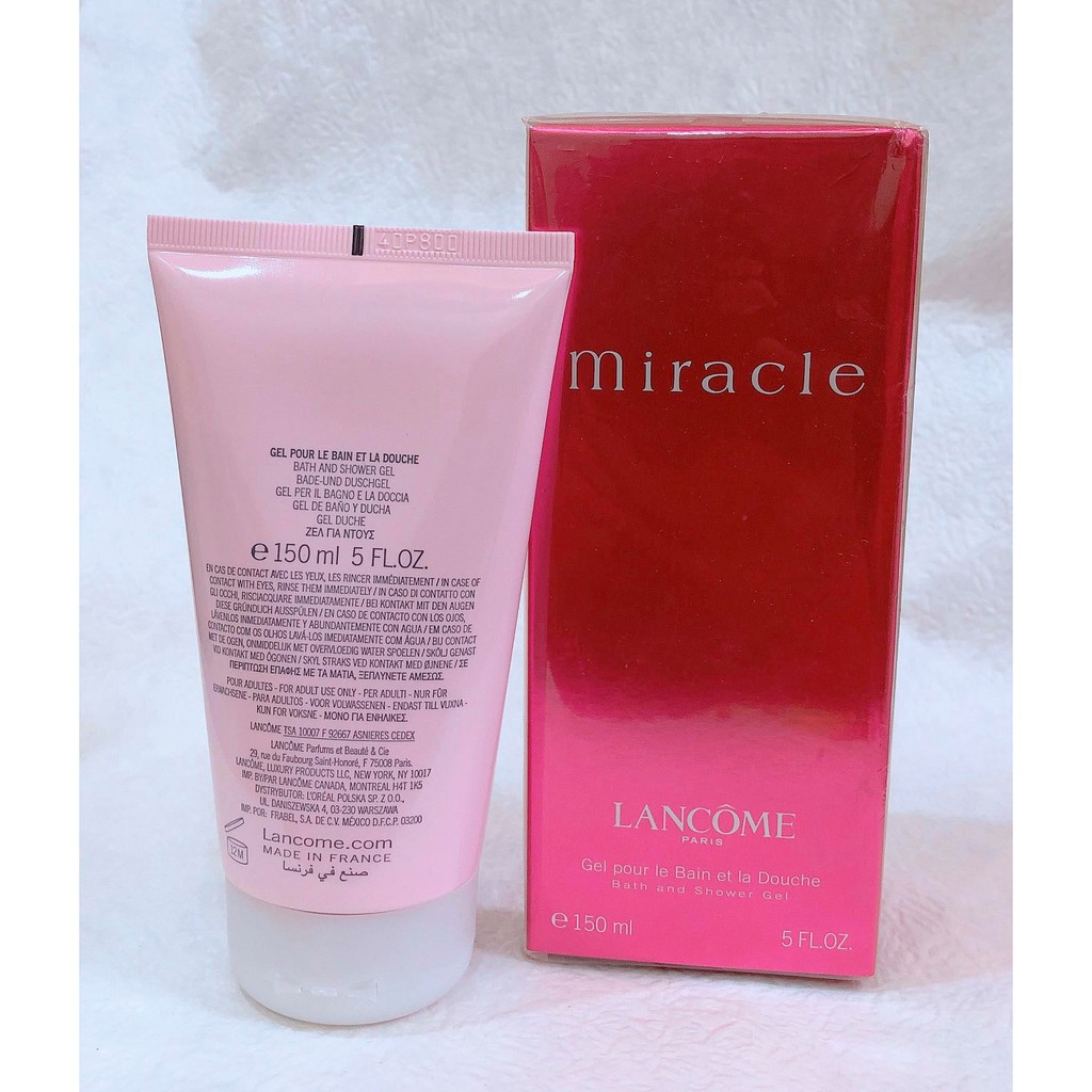 SỮA TẮM NƯỚC HOA LANCOME MIRACLE 150ML