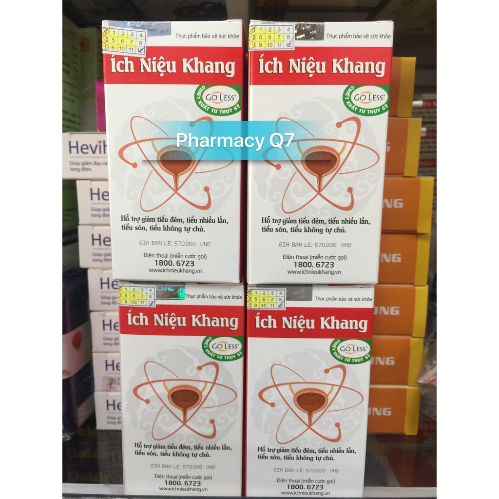 (Chính hãng) Ích Niệu Khang HỘP 20 VIÊN - ICH NIEU KHANG Go Less / PHARMACY Q7