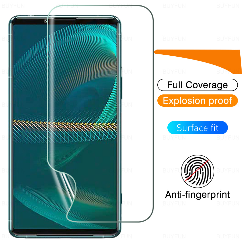 Kính cường lực trước sau 3 trong 1 cho Sony Xperia 5 I Ii Iii Sony Xperia 1 10 Plus Pro