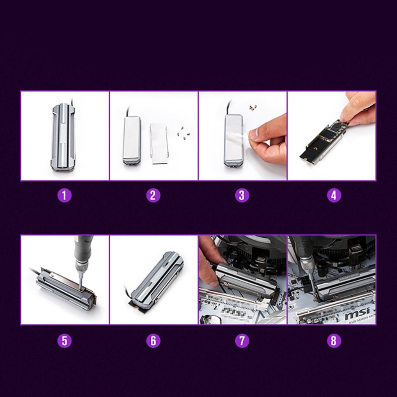 Tấm Tản Nhiệt Ổ Cứng M2 Nvme Ssd M.2 2280 | BigBuy360 - bigbuy360.vn