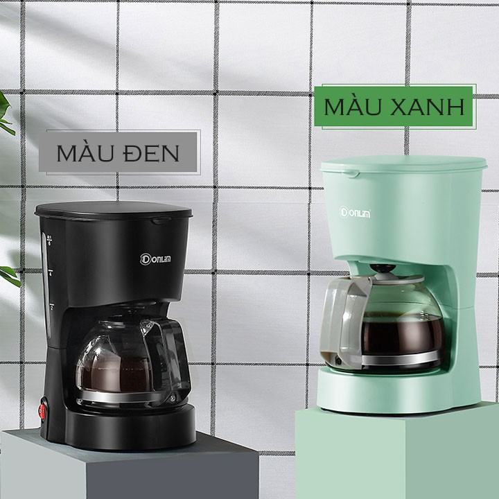 [GIẢM GIÁ CỰC SỐC] Máy Xay Và Pha Cafe Hạt Trực TIếp Donlim  DL-KF200 - Máy Xay Dùng Cho Gia Đình, Công Sở Tiện Dụng