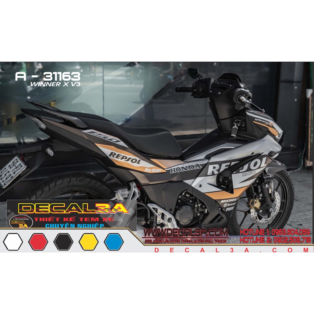 Tem trùm Winner X V3 REPSOL