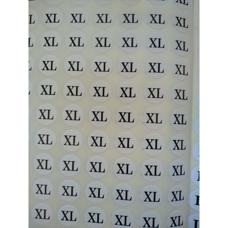 [Deal.2k]dán size quần áo_Sticker dán size mac_Nhãn Size quần áo_Đủ size_Hàng bán sẵn, nhận in theo yêu cầu