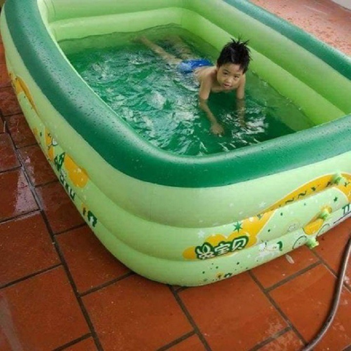 Bể bơi  3 tầng Cao Cấp✨Nhựa PVC Chống Thấm Nước - Không Độc Hại, An Toàn Cho Bé - Phù Hợp Cho từ 1 đến 4 bé sử dụng