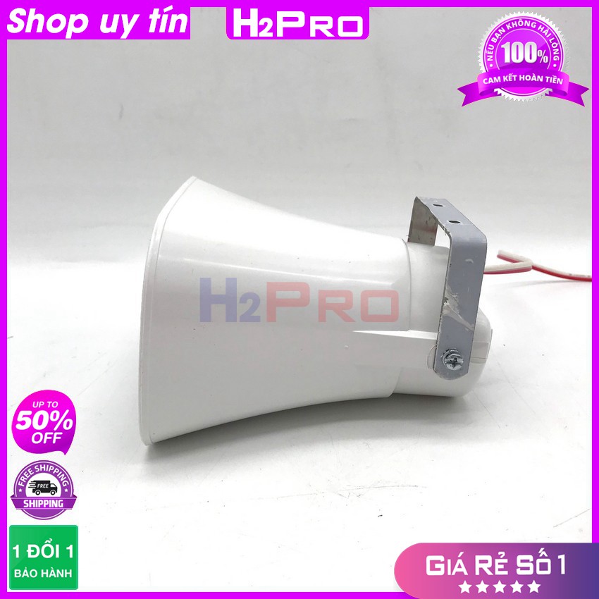 Loa Nén Peak 10W, Loa Phóng Thanh Mini Bán Hàng Rong, Thông Báo, Vành 15x10Cm, Âm Phát Ra 200M, Chịu Nước- H2Pro Audio
