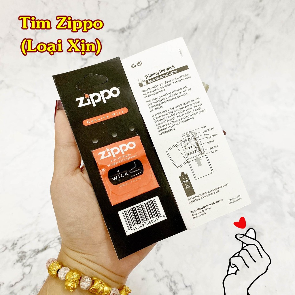 Phụ kiện tim bấc zippo chính hãng