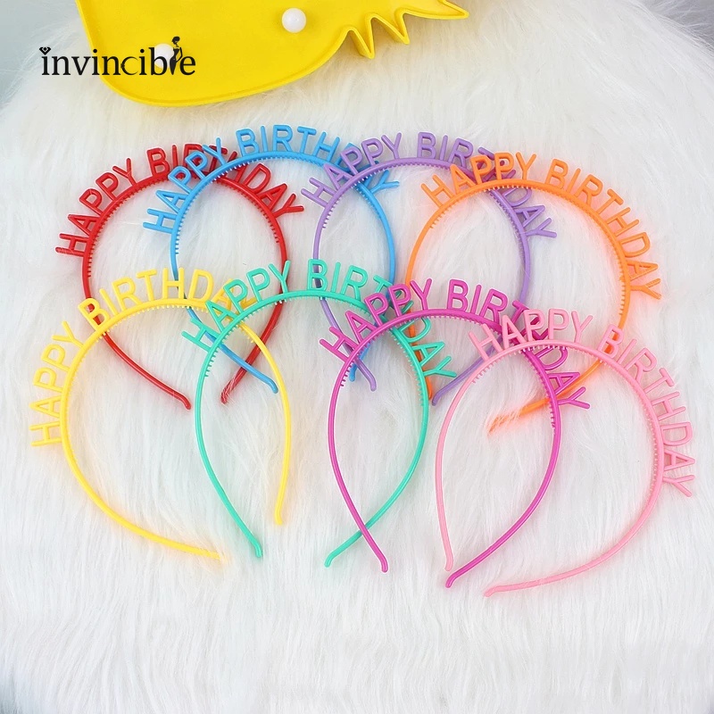 Băng đô nhựa màu sắc ngọt ngào đáng yêu cho bé