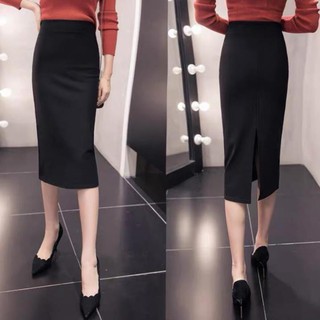 Chân váy bút chì dài xẻ sau cực đẹp