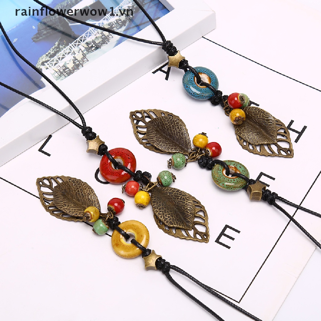 Vòng cổ Hạt Gốm Thời Trang