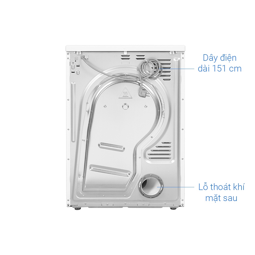 [MIỄN PHÍ GIAO LẮP] DA9112RX0WB - Máy sấy thông hơi Beko 9 kg DA9112RX0WB