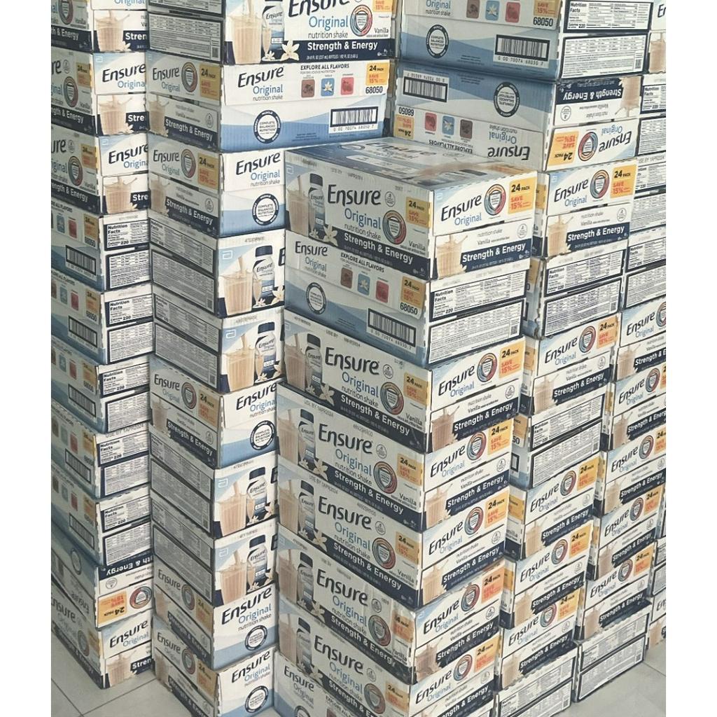 Sữa Ensure nước hương Vani Ensure Original Vanilla 237ml Thùng 24 chai