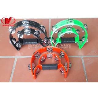 Trống tambourine xắc xô nhiều màu