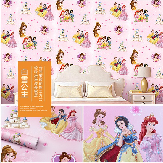 Cuộn 10m Giấy dán tường công chúa