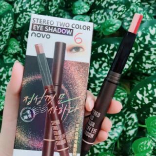 Phấn mắt thỏi NOVO Brand 2 Color Eyeshadow