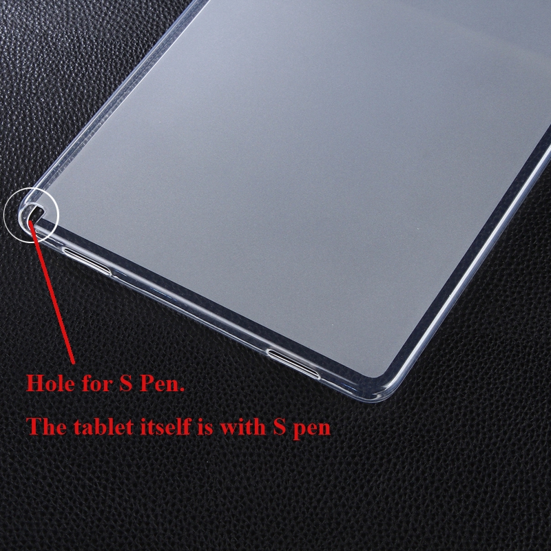 Ốp máy tính bảng mềm dẻo có ngăn đựng bút cho Samsung Galaxy Tab A 10.1 inch SM-P580 P585 SM-P585Y