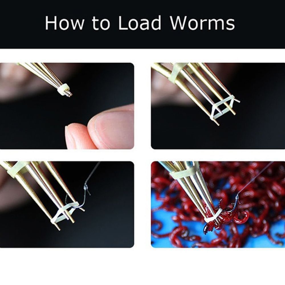 Kẹp Hạt Và Dây Chun Móc Mồi Hạt Câu Đài – Han Fishing