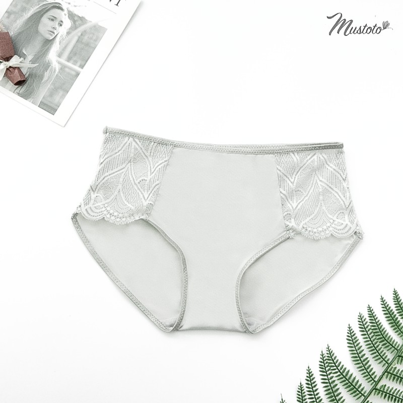 [Mã FAMALLT5 giảm 15% đơn 150k] Quần Lót Nữ Lưng Vừa Trơn Phối Ren (Mustoto MQ46) | BigBuy360 - bigbuy360.vn