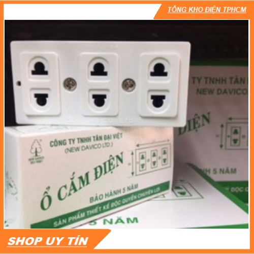 ⚡Hàng Có Sẵn⚡ Ổ Điện 3 lỗ Cây Thông hàng cao cấp