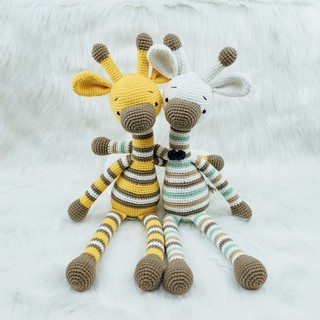 Gấu len - Hươu cao cổ thú bông len handmade