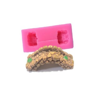 Khuôn silicon 4d cây cầu đá