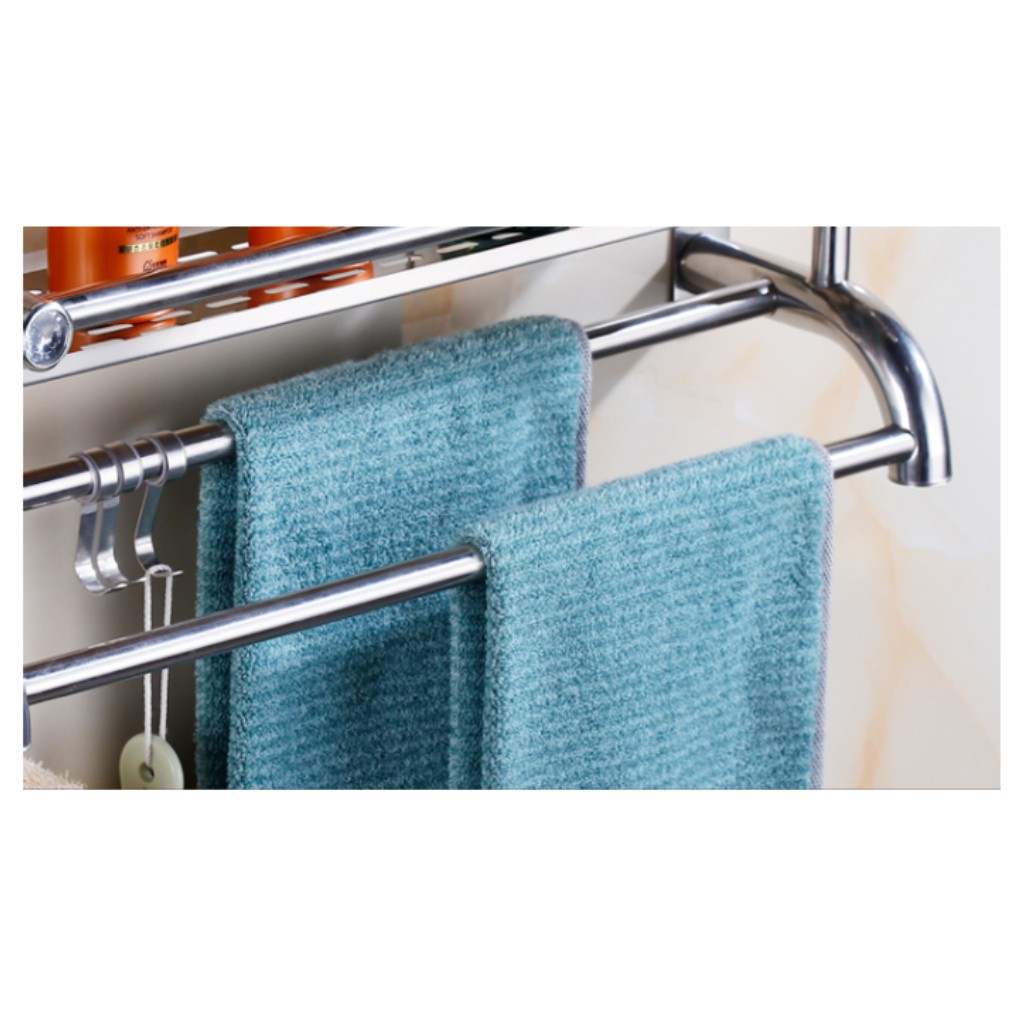 Giá treo khăn hoặc vắt khăn nhà tắm inox S304