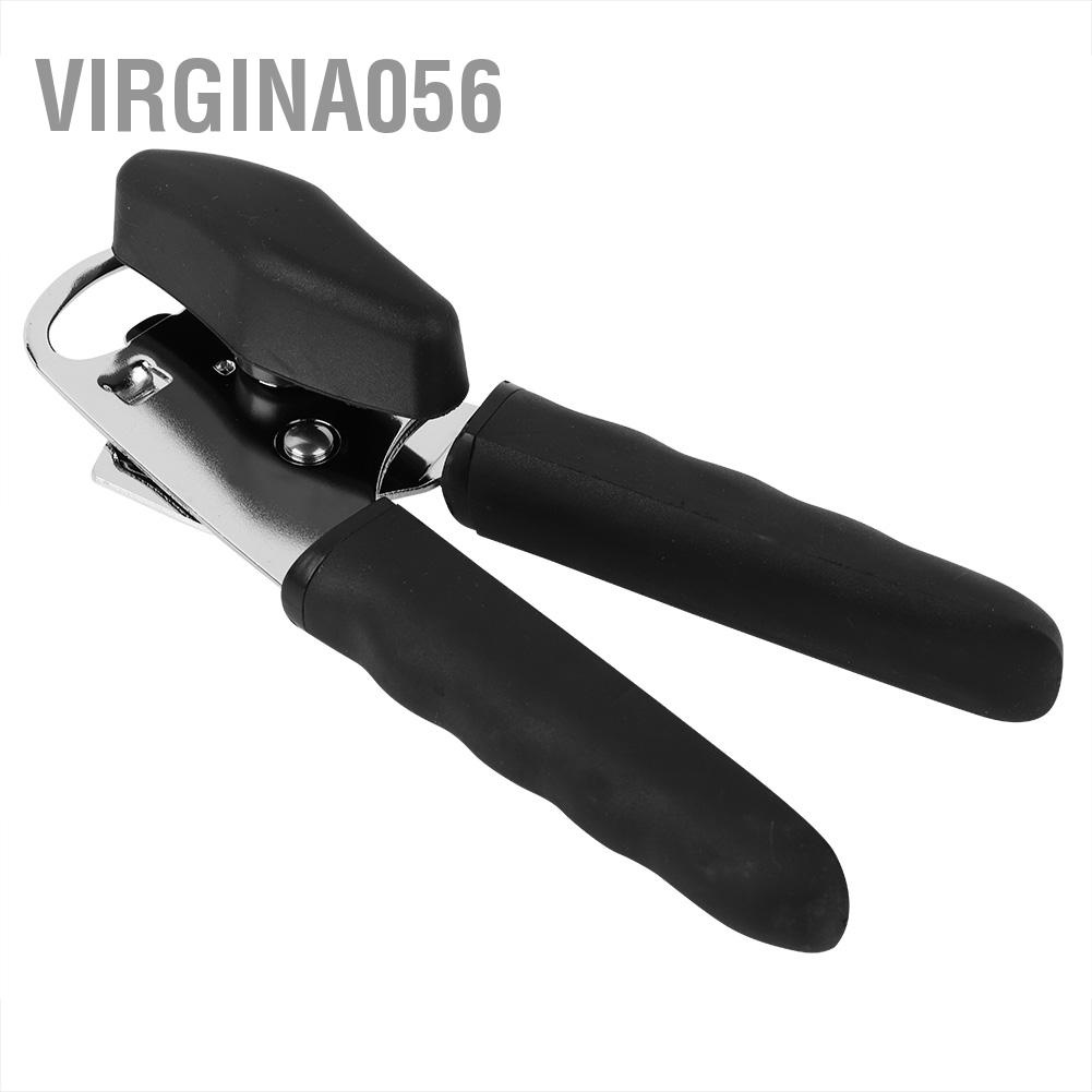 Virgina056 Stainless Steel Cans Opener Professional Ergonomic Manual Can Side Cut