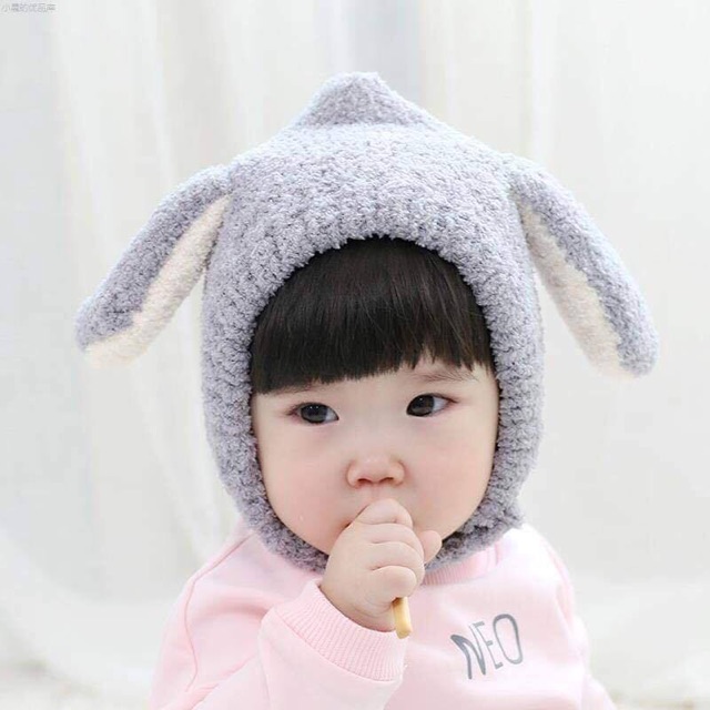 Sỉ mũ lông tai cừu cho bé