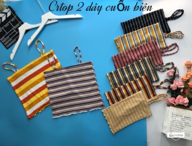 Croptop 2 dây hình chụp thật kèm video